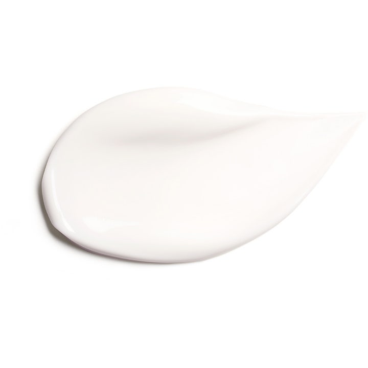 Clarins Eau Dynamisante Energizing Melting Body Lotion 200 ml med en let og cremet hvid tekstur på huden
