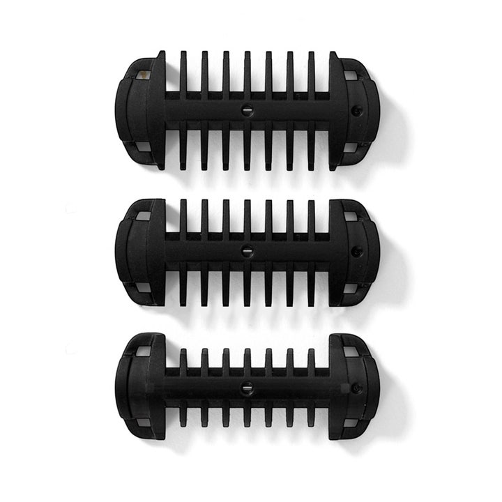 BaByliss Triple S Beard Trimmer 1 stk skægtrimmer med tre sorte afstandskamme i forskellige længder til præcis styling.
